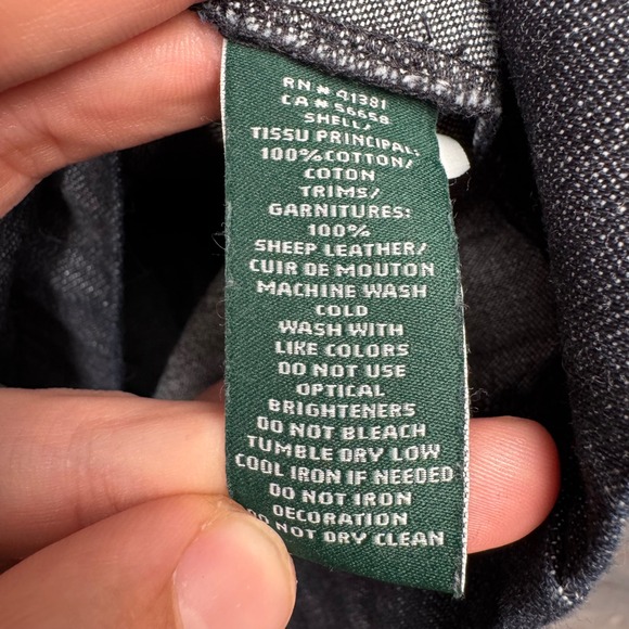 Lauren Ralph Lauren Denim Dress with Leather‎ Trim Size 16W Sleeveless Sheath - Picture 6 of 7